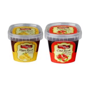 800 Gr Reçel Pls Kova Çilek Ve Kayısı