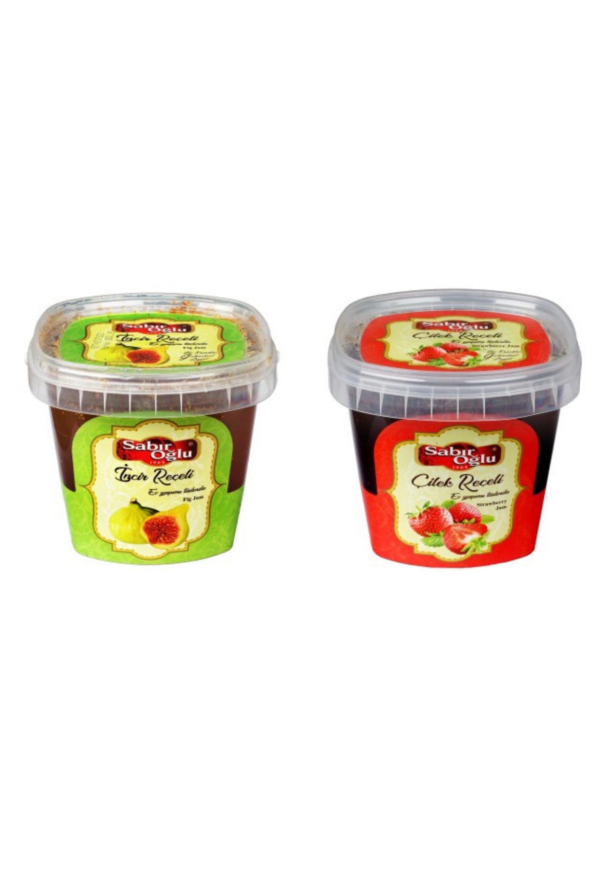 800 Gr Reçel Kova Çilek Ve Incir
